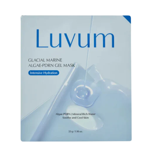 Mascarilla facial de gel refrescante Glacial Marine Algae con PDRN - LUVUM