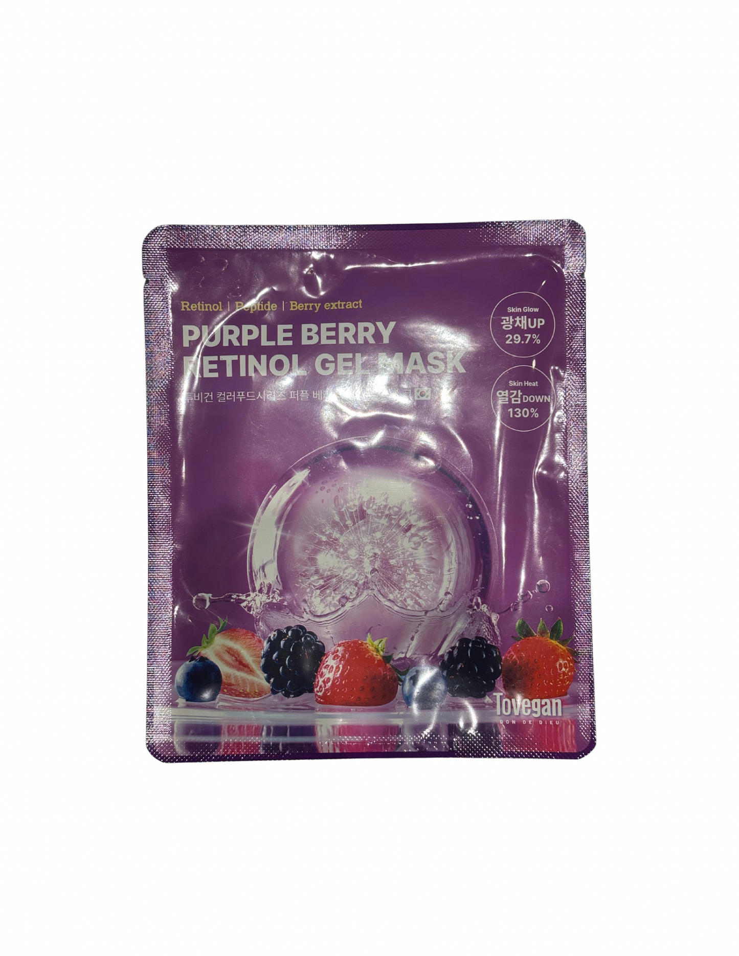 Purple Berry Retinol Gel Mask | Tovegan