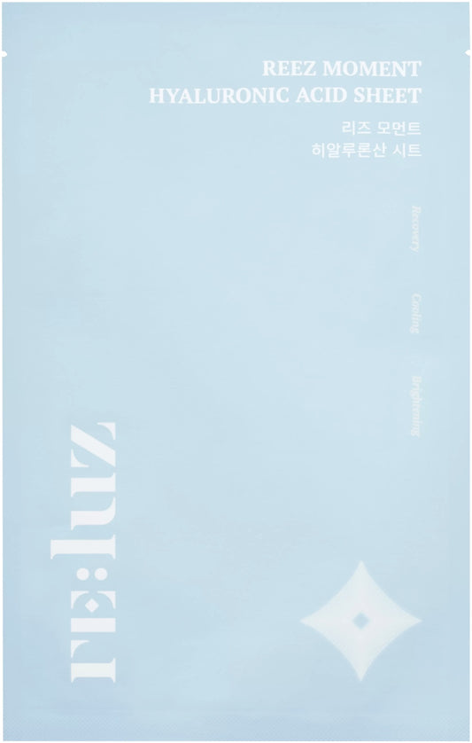 Mascarilla Facial Iluminadora y de Recuperación - RE:LUZ Hyaluronic Acid Sheet