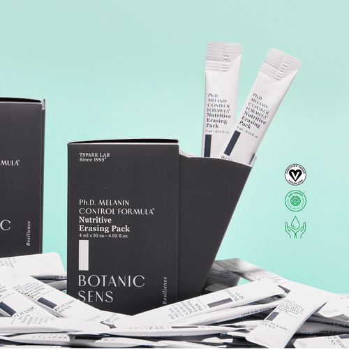 Ph.D. Melanin Control Erasing Pack – Botanicsens (120 ml / 30 sobres) - hover