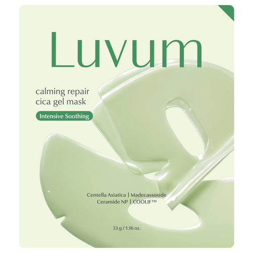 Mascarilla facial de gel calmante de cica Calming Repair Cica Gel Mask - LUVUM