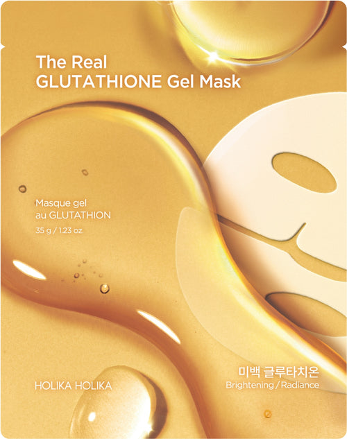 Mascarilla Facial Hidrogel Iluminadora - The Real Glutathione Mask HOLIKA HOLIKA